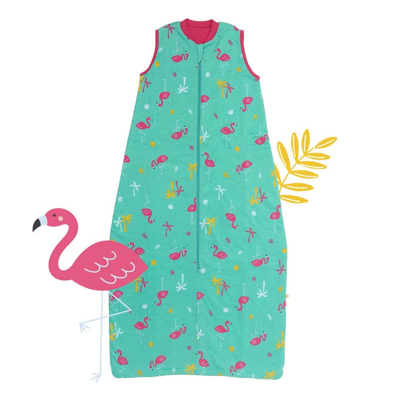 Sac de Dormit Slumbersac Flamingo, 1.0 Tog, 110 cm - imagine 5
