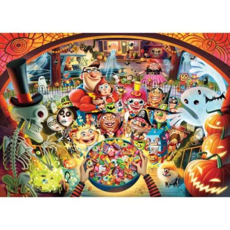 Puzzle Halloween 1000 piese Ravensburger - imagine 3