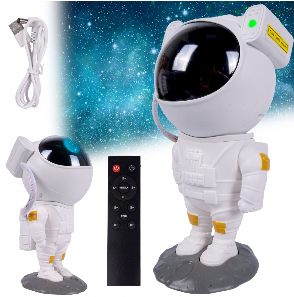 Malplay Astronaut Proiector LED 8 Moduri Veghe - imagine 15