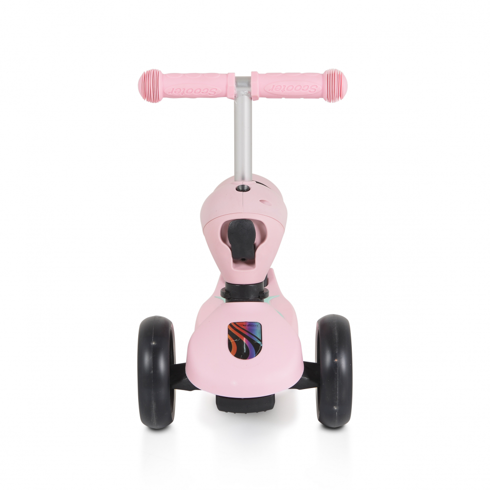 Trotineta 2in1 Byox Pink cu Scaun și LED - imagine 5