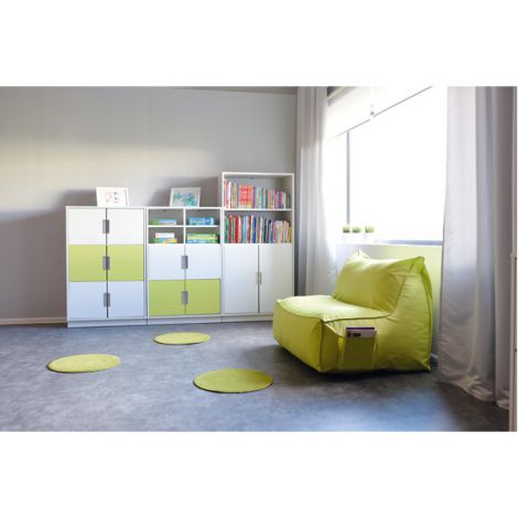 Puf Canapea Verde Moje Bambino, Confortabil - imagine 5