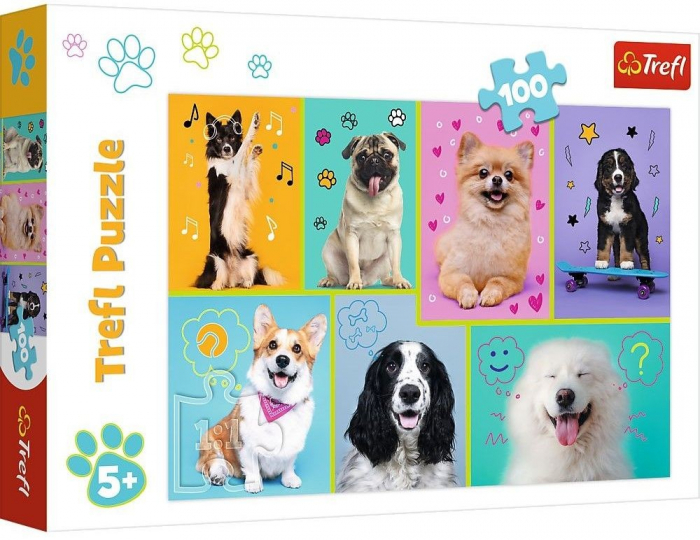 Puzzle Cateluși Trefl 100 piese
