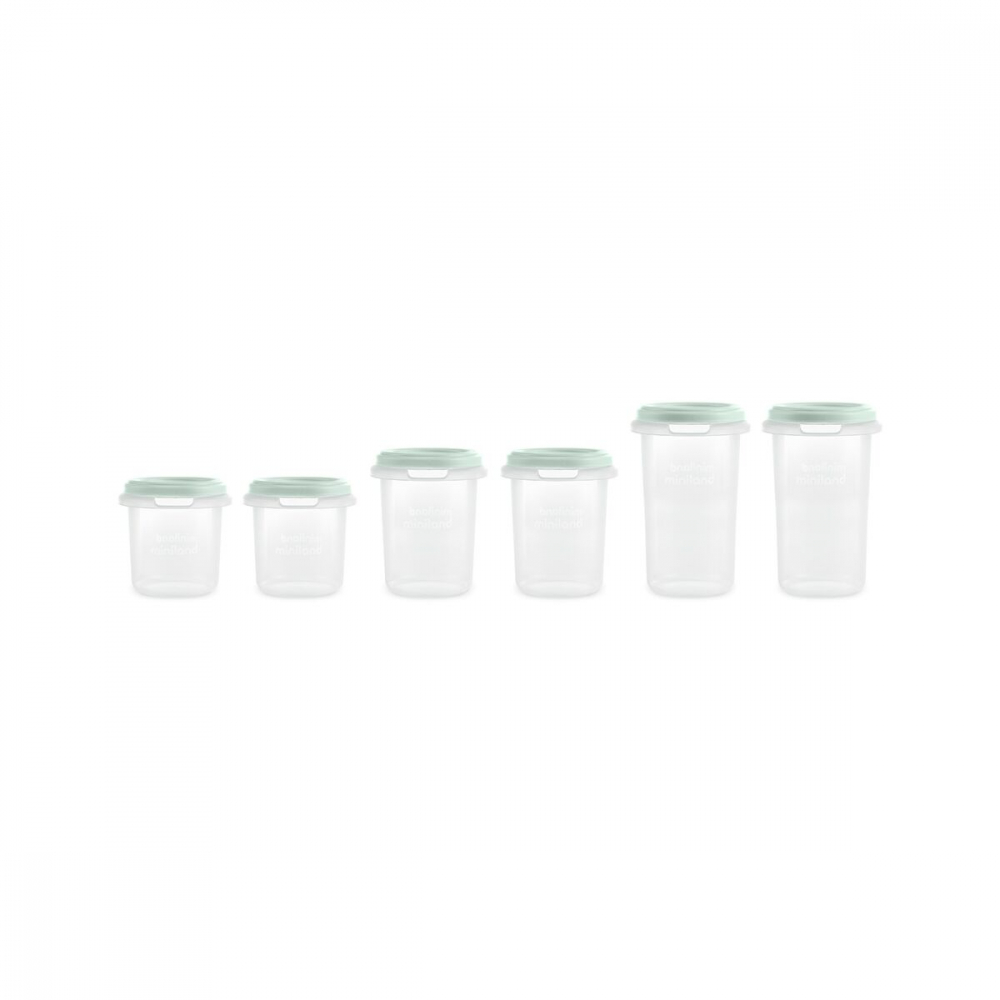 Set 6 Recipiente Gradate Miniland Mint - imagine 4