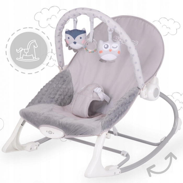 Balansoar Ricokids 7308 Gri cu Vibrații