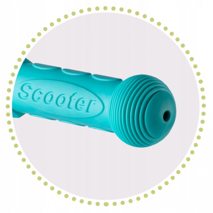 Trotineta Pliabila Ricokids Loco cu LED Turcoaz - imagine 2