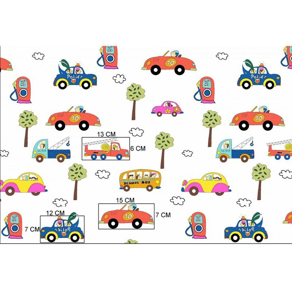 Lenjerie Patut Hubners Trafic 4 Piese, Multicolor