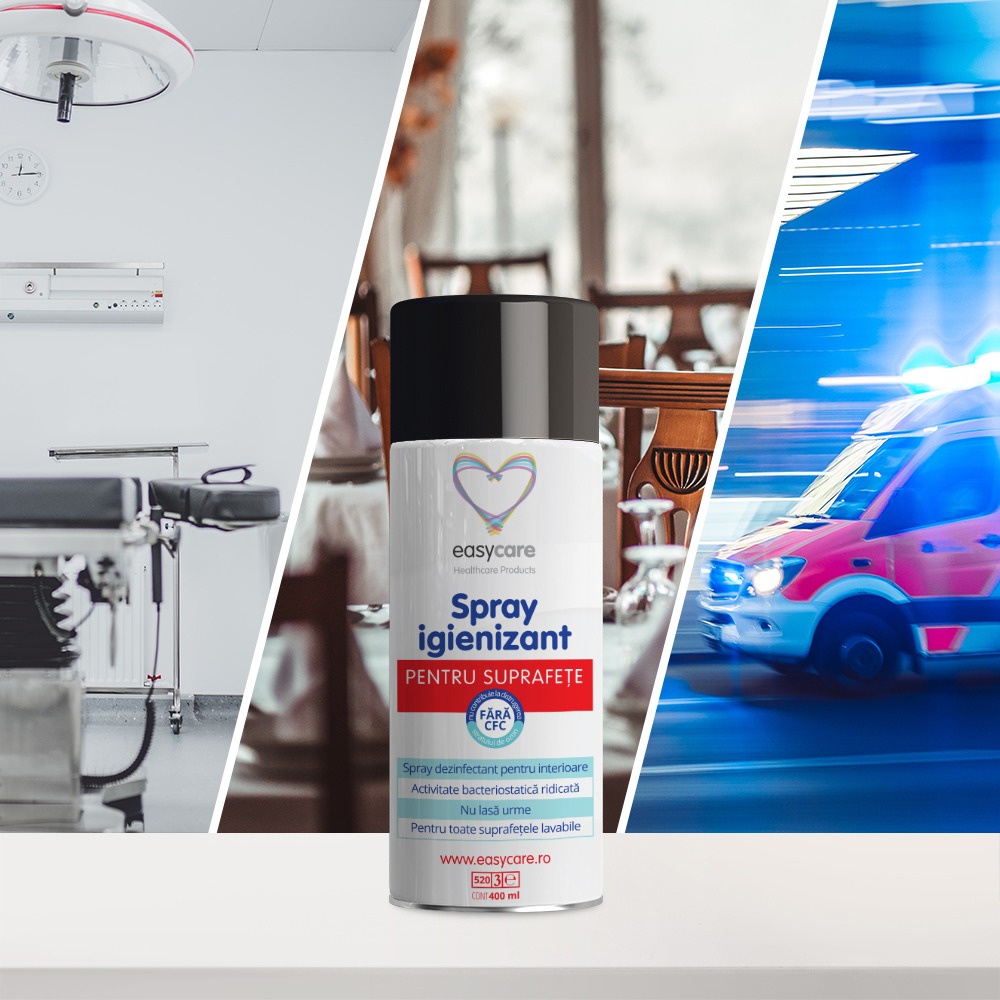 Spray Igienizant Easycare 400ml - Dezinfectant Suprafețe