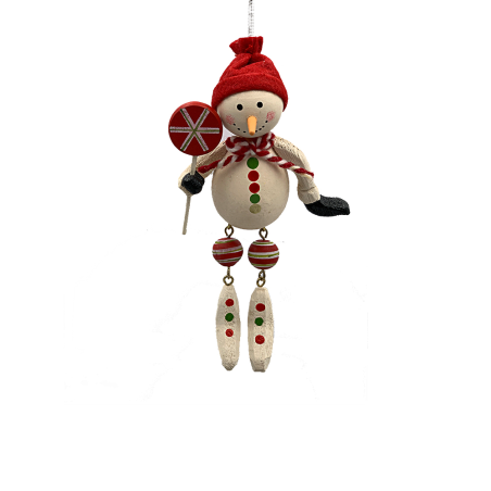 Set 4 Ornamente Brad Lemn cu Arc - Decorațiuni Magice - imagine 3