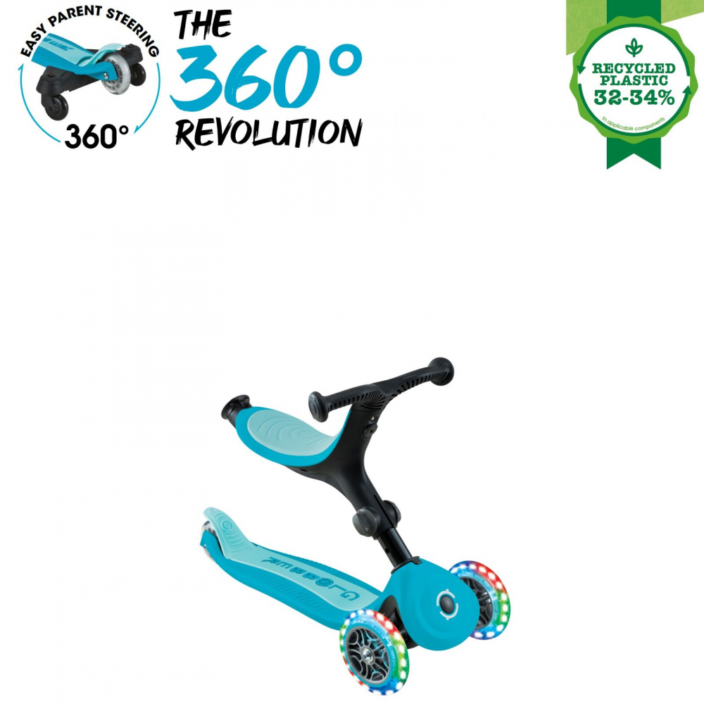 Globber Go-Up 3in1 Trotineta Copii LED - imagine 4