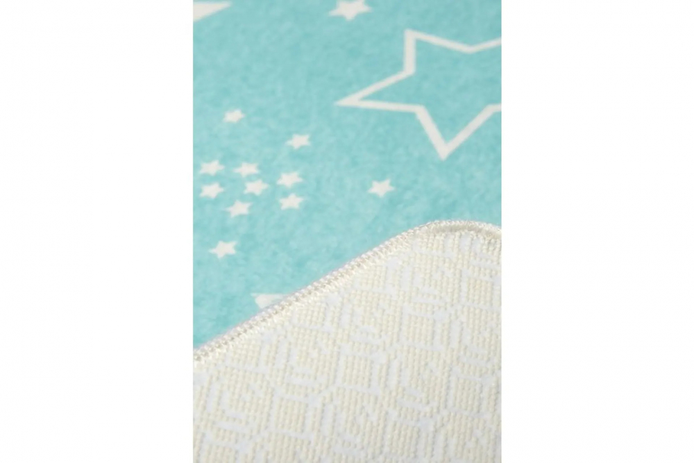 Covor Antiderapant Chilai Stars Blue 150x200 - imagine 4
