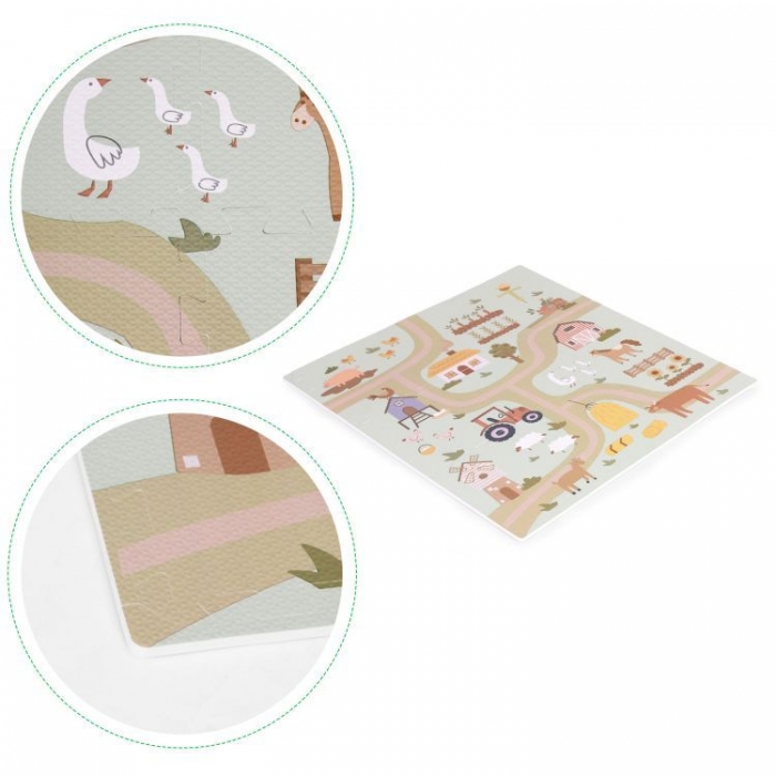 Salteluta Joaca Ecotoys Ferma | Sigurță pentru Copii - imagine 4
