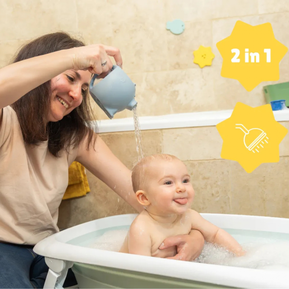 Stropitoare Hipopotam Badabulle | Jucărie Baie Copii - imagine 3