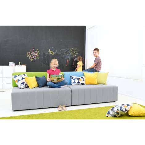 Canapea Grădiniță Gri-Verde Ignifugă Moje Bambino - imagine 4