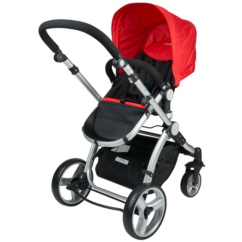 Carucior 2 in 1 Veneto Rosu Kidscare, 0-3 Ani - imagine 4