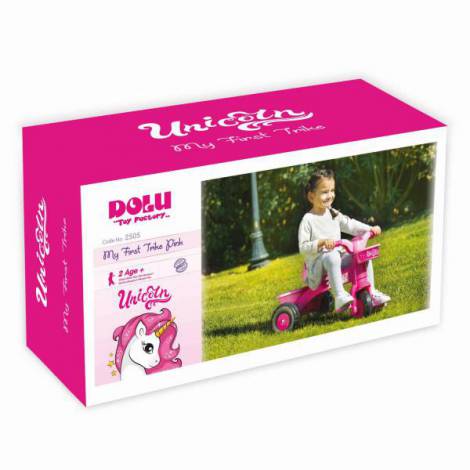 Dolu Tricicleta Unicorn Roz 2+ Ani | Siguranță