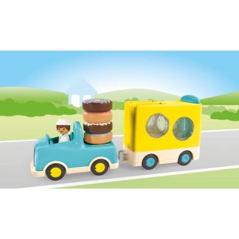 Playmobil Junior Camion Sortare Gogosi - imagine 5