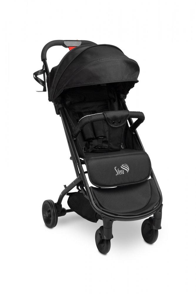 Caretero Sfera Black - Carucior compact pentru calatorii - imagine 3