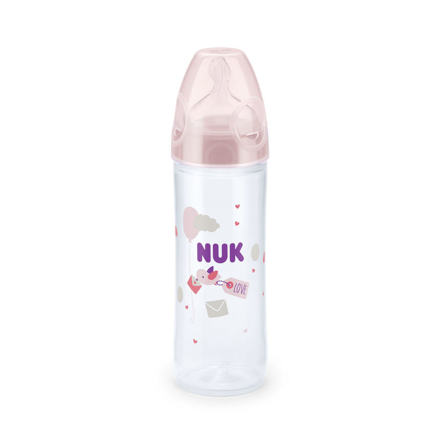 Biberon NUK New Classic 250ml Roz Silicon 6+