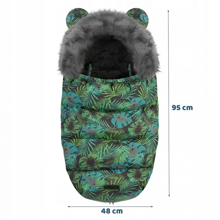 Sac de dormit Ricokids Jungla, cu blană detașabilă - imagine 5