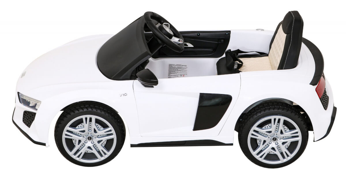 Masinuta Electrica Audi R8 LIFT Alba - imagine 3