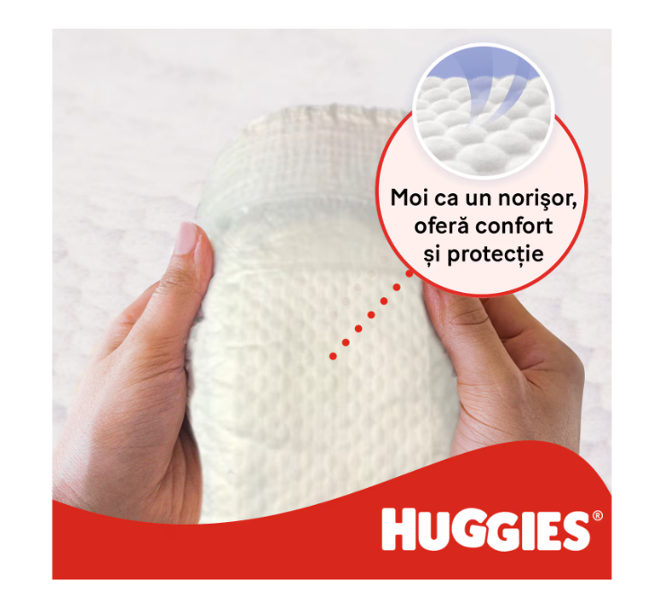 Scutece Huggies Pants 96buc - Confort maxim