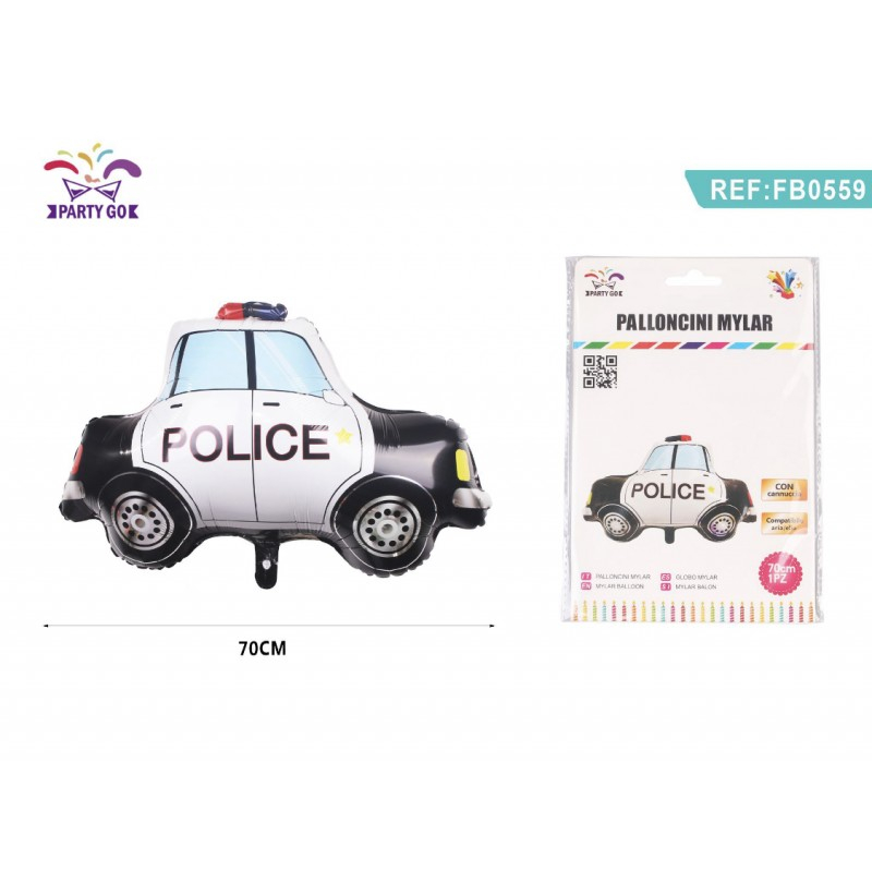 Balon Folie PartyGo Police, 70cm
