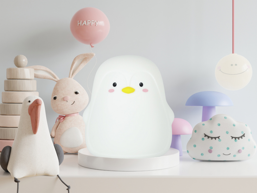 Lampa Veghe Pinguin LED RGB Ikonka - imagine 9