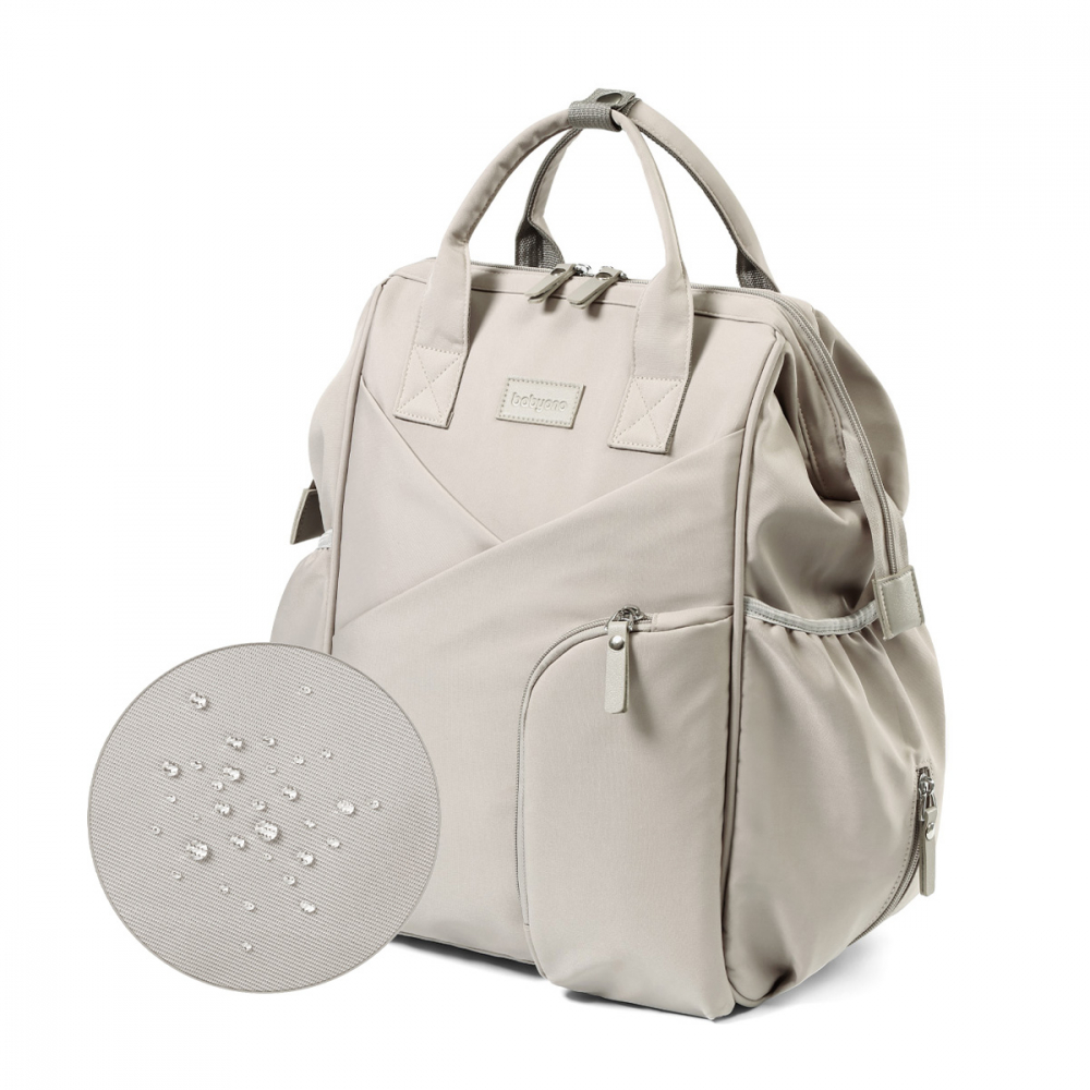 Rucsac Mamici Babyono Modern Style Bej | Practic & Elegant - imagine 7