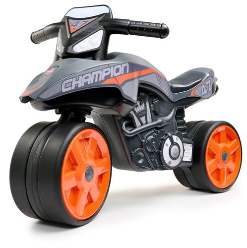 Motocicleta Falk Street Champion Gri, 2-5 Ani