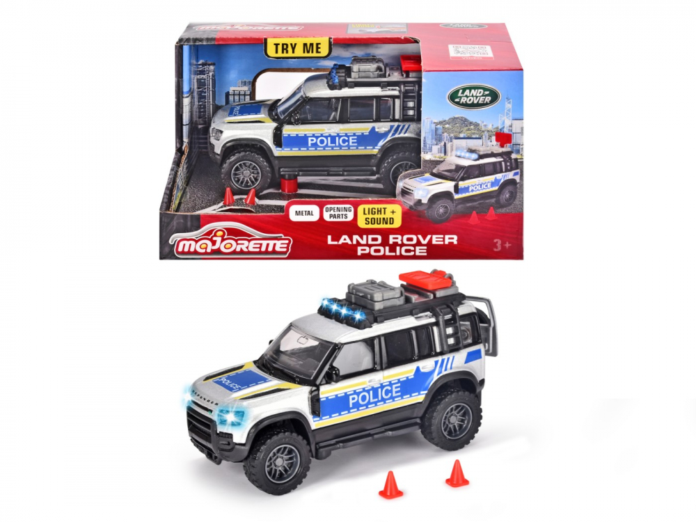 Masina de Politie Majorette cu Lumini si Sunete