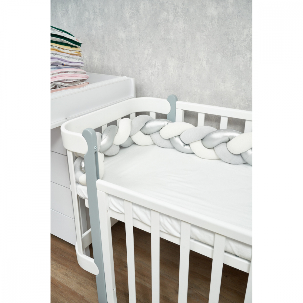 Protectie laterala Twins catifea impletita 240cm - imagine 2