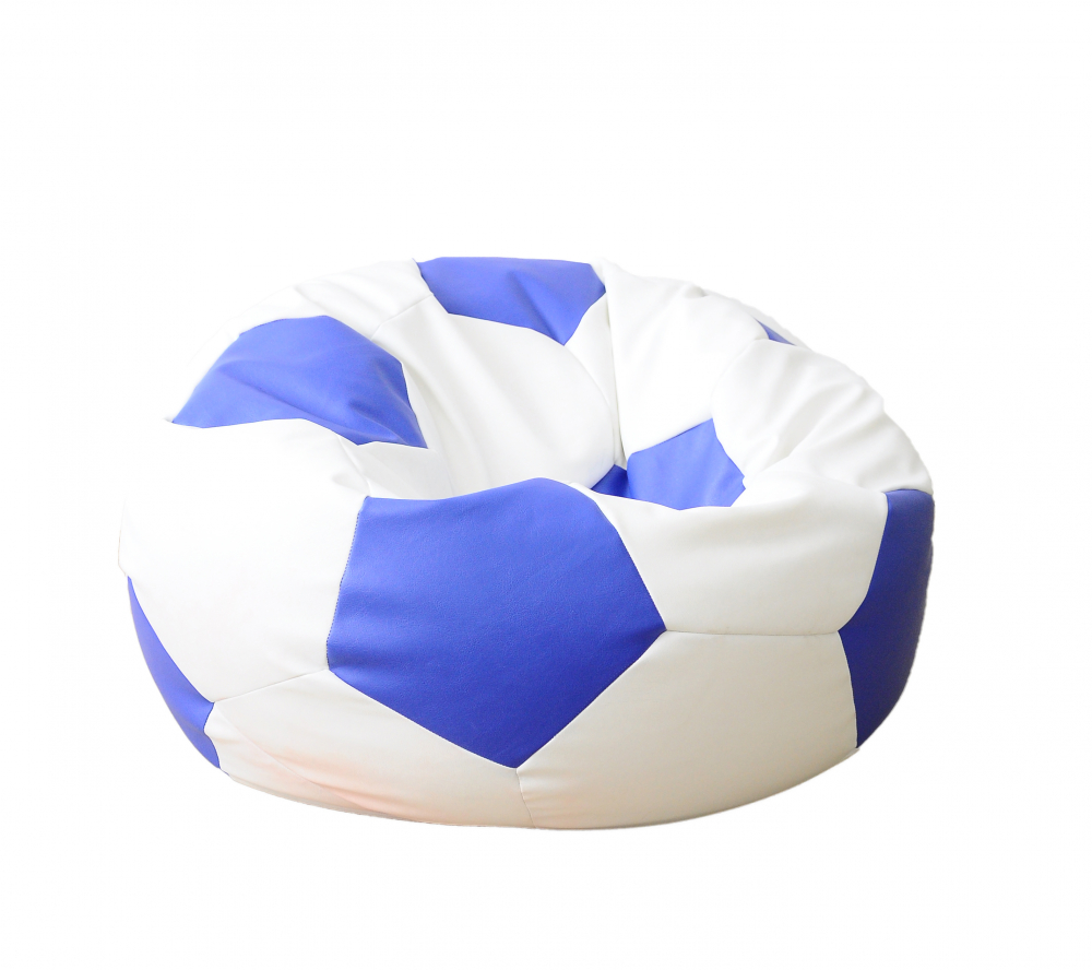 Fotoliu Minge Telstar Junior White & Blue Pufrelax - imagine 4