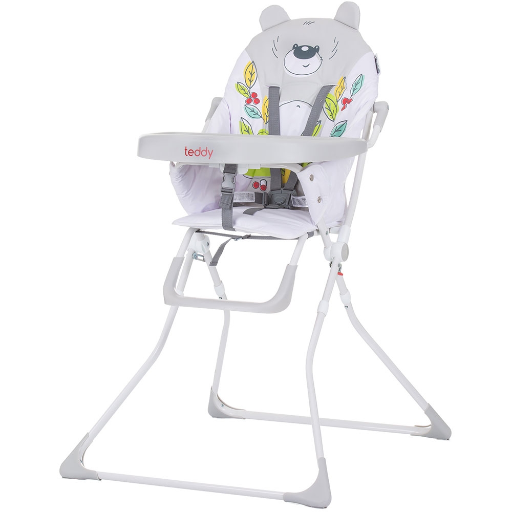 Scaun de Masa Chipolino Teddy Multicolor, Siguranta 5 Puncte - imagine 4