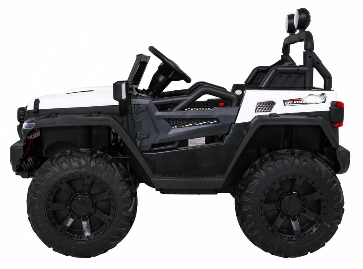 Mașinuță Electrică OFF-ROAD 4X4 Alb | Autokids - imagine 7