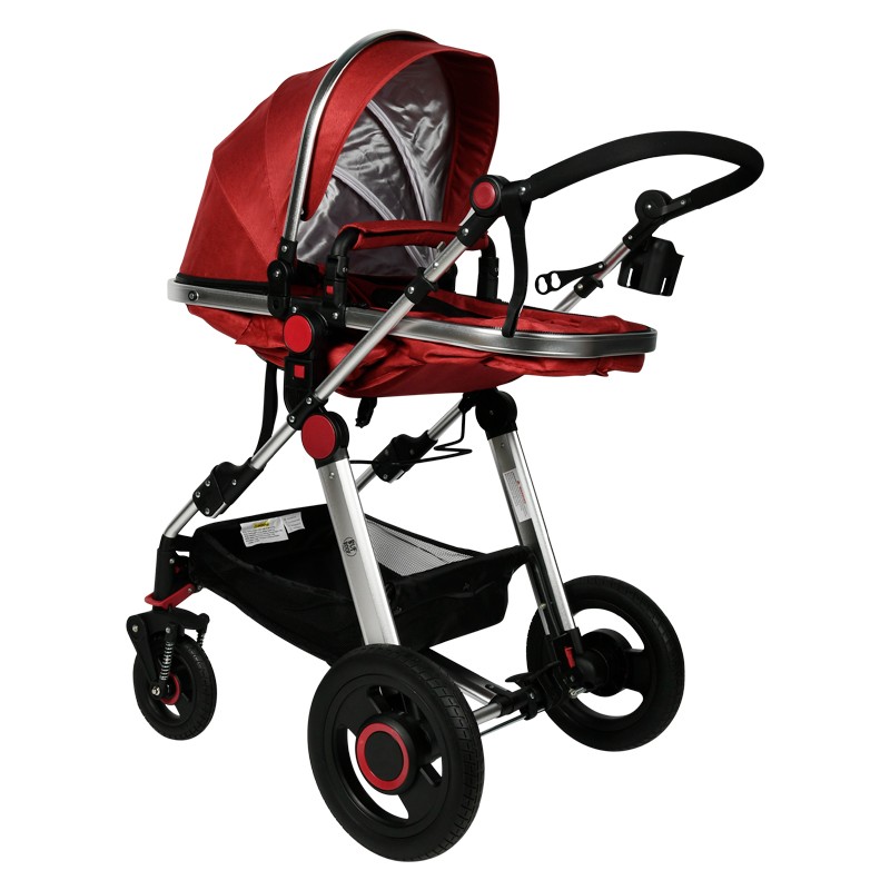 Carucior 2 in 1 Buf Boof S-18 Red Reversibil - imagine 5