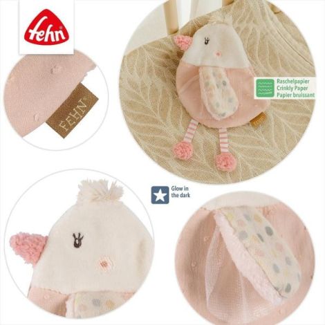 Jucărie Fosnitoare Pasăre Pastel | Fehn - imagine 5