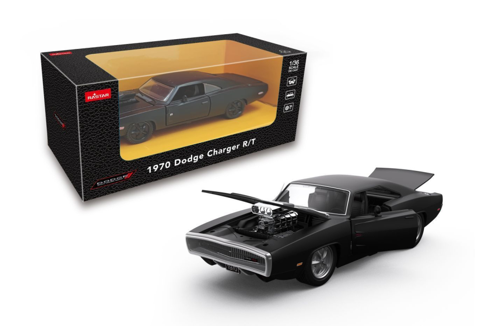 Model Rastar Dodge Charger R/T 1970 Metalic