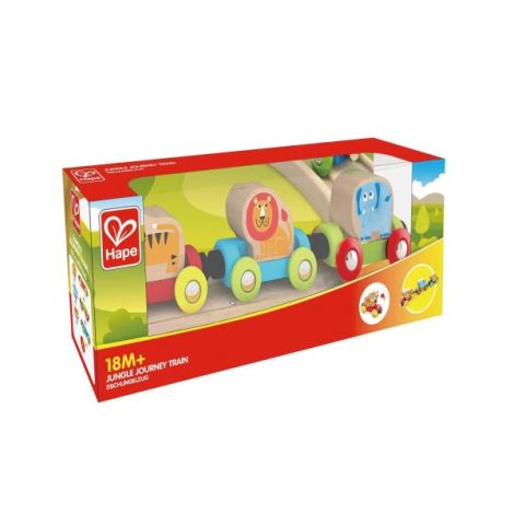 Hape Tren Lemn Jungla - Jucărie Educativă - imagine 2