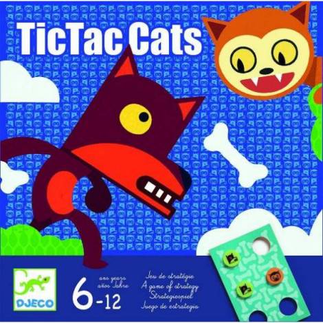 Joc Djeco TicTacCats - Strategie și Distracție