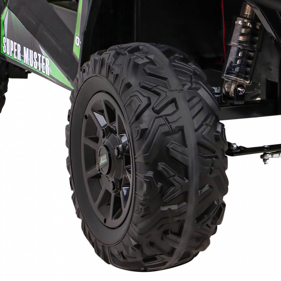 Buggy UTV 24V 2 Locuri 400W Verde Autokids - imagine 8