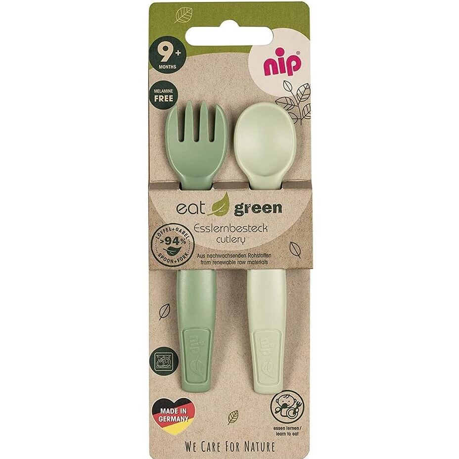 Set tacâmuri Eat Green Nip, 9+ luni - imagine 2