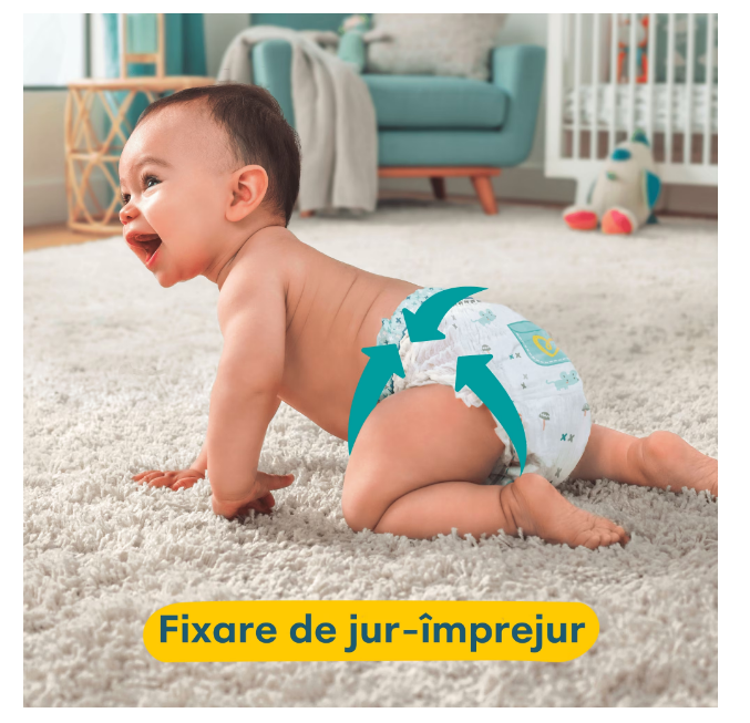 Scutece Pampers Pants M3, 6-11kg, 62 buc - imagine 2