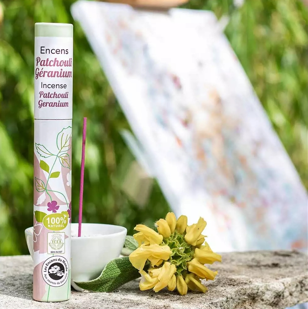 Betisoare Parfumate Patchouli si Geraniu Aromandise 30buc - imagine 4