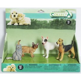 Set Pisici și Câini Collecta, Figurine Detaliate