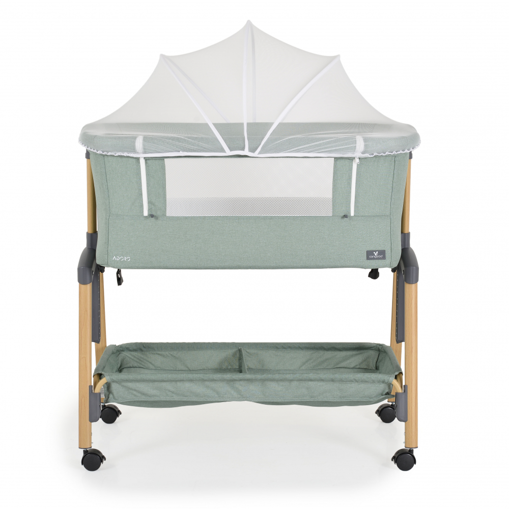 Patut Co-Sleeper Cangaroo Adoro Green 7 niveluri - imagine 3