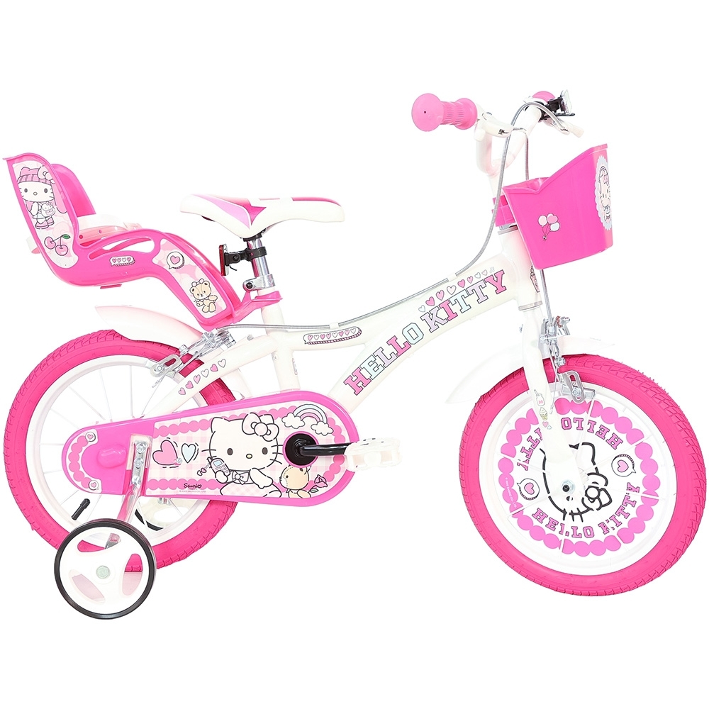Bicicleta Dino Bikes 14" Hello Kitty - Joc Sigur - imagine 2