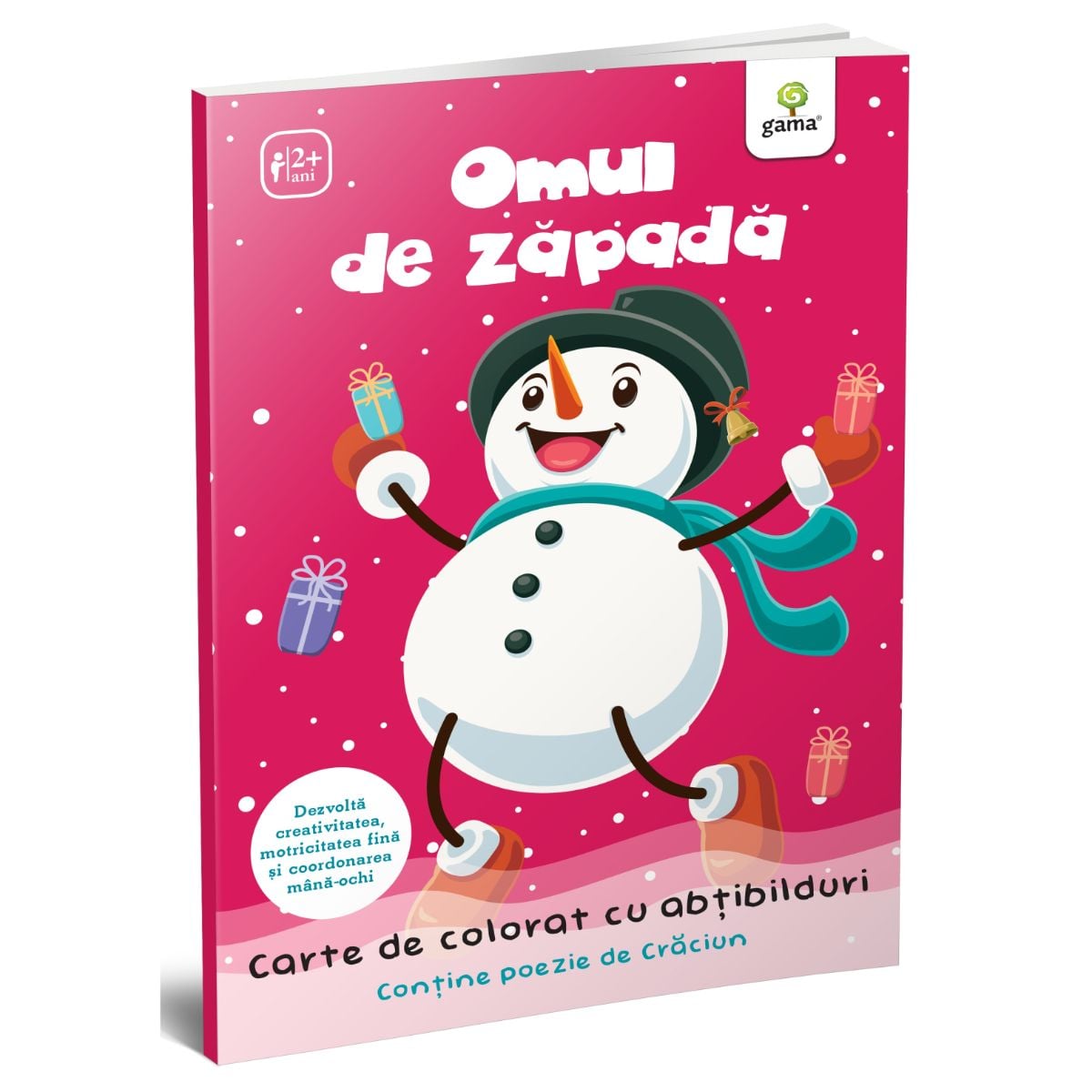 Omul de Zăpadă Carte Colorat Gama 2-4 Ani