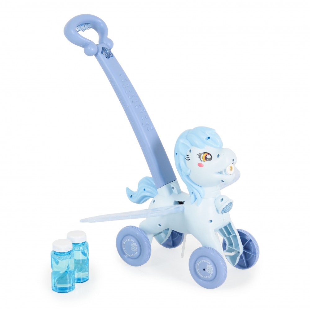 Masina Electrica Baloane Moni Pony Blue Wings - imagine 3