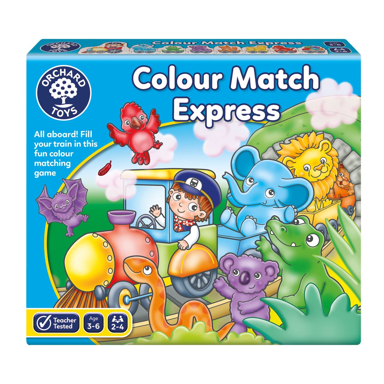Trenulet Puzzle Culori | Orchard Toys | Educativ