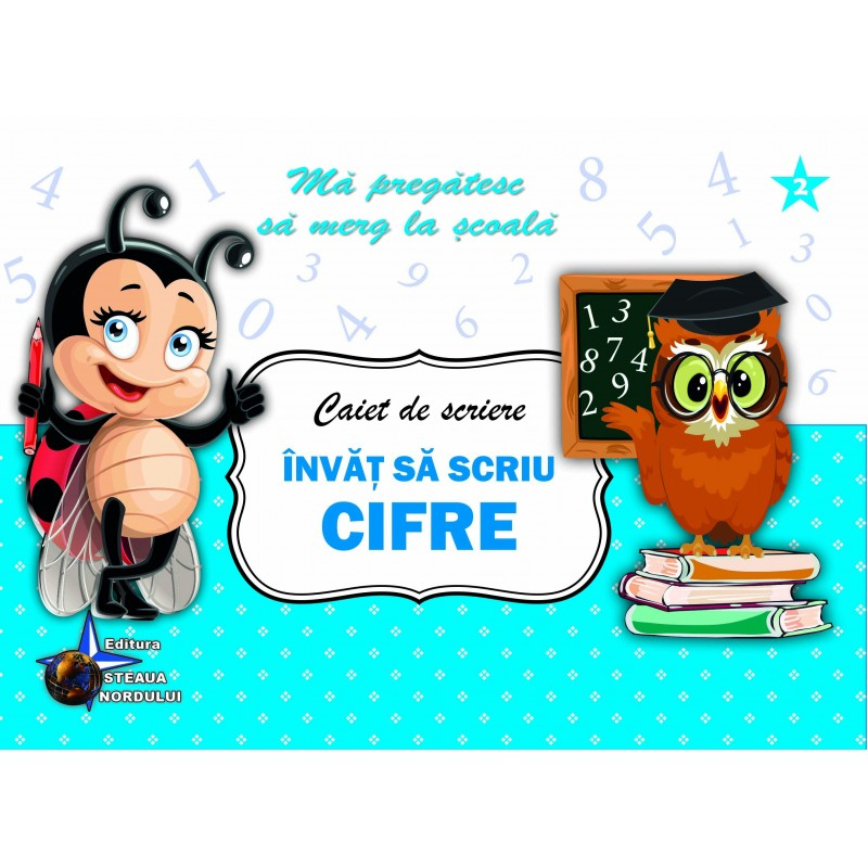Caiet Colorart: Invat sa scriu Cifre